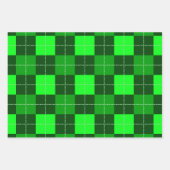 HELLE SCHATTEN VON GRÜNEN IRISCHEN KLEEBLÄTTERN GESCHENKPAPIER SET (Vorderseite 2)