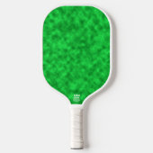 Helle Schattierungen der Abstrakten Kunst grüner W Pickleball Schläger (Vorderseite)