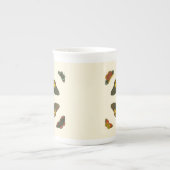 Helle Schmetterlinge von Pieter Cramer Porzellantasse (Vorderseite)