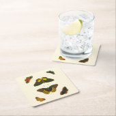 Helle Schmetterlinge von Pieter Cramer Rechteckiger Pappuntersetzer (Vor Ort)