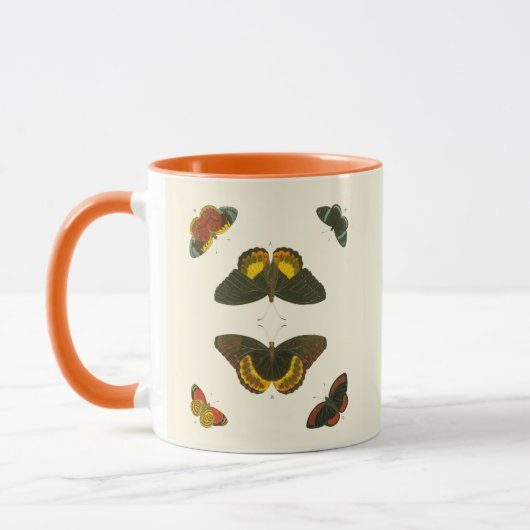 Helle Schmetterlinge von Pieter Cramer Tasse (Links)