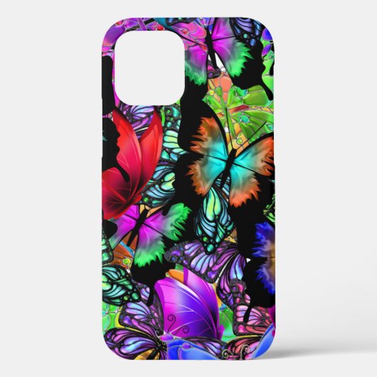 helle Schmetterlingssammlung Case-Mate iPhone Hülle (Rückseite)