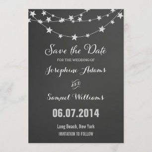 Helle Schnur-Tafel Save the Date