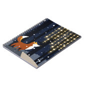 Helle Schnüre Fox und des Sternes im Notizblock (Linke Seite)