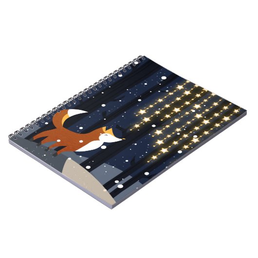 Helle Schnüre Fox und des Sternes im Notizblock (Linke Seite)
