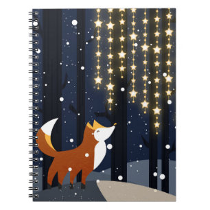 Helle Schnüre Fox und des Sternes im Notizblock