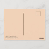 Helle Schüssel Postkreuzung Postkarte (Rückseite)