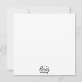 Helle schwarze Floral Wasserfarbenflasche Ungefalt (Rückseite)