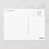 Helle Seitenkarte Postkarte (Rückseite)