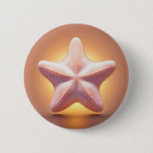 Helle Shining Starfish Button (Vorderseite)