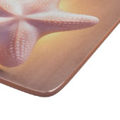 Helle Shining Starfish Schneidebrett (Ecke)