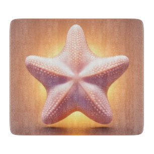 Helle Shining Starfish Schneidebrett