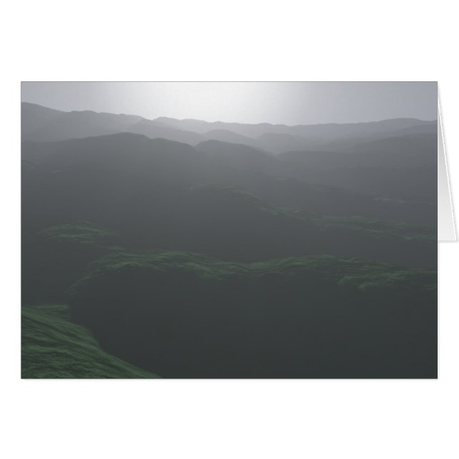 Helle Sicht auf die Hügel (Vorderseite (Horizontal))