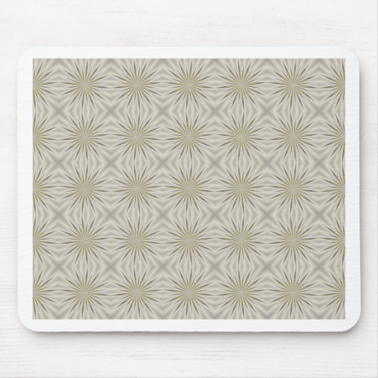 Helle Silver Christmas Stars Mousepad (Vorne)