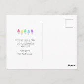 Helle Single Foto Holiday Postcard Postkarte (Rückseite)