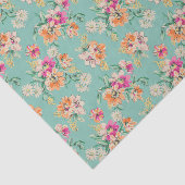 Helle Skizze-Blumenmuster Seidenpapier (Ausschnitt)