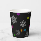 Helle Snowflake Party Cups - Set 2 Pappbecher (Rückseite)