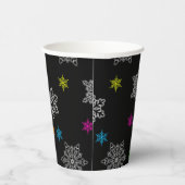 Helle Snowflake Party Cups - Set 2 Pappbecher (Rechts)