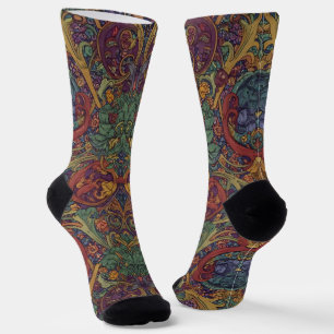 Helle Socken Ausgefeilte nahtlose Muster 0039280