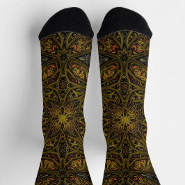 Helle Socken Ausgefeilte nahtlose Muster 0039286