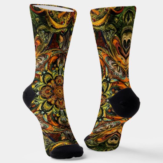 Helle Socken Ausgefeilte nahtlose Muster 0039289 (Gewinkelt)