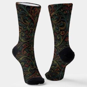 Helle Socken Ausgefeilte nahtlose Muster 0039315