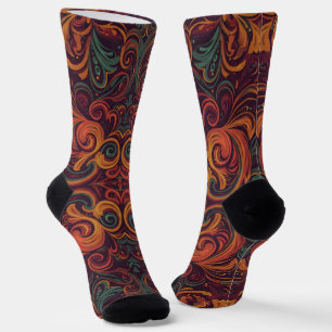 Helle Socken Ausgefeilte nahtlose Muster 0039327