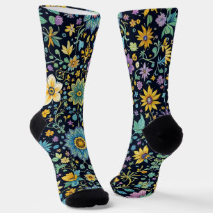 Helle Socken Ausgefeilte nahtlose Muster 0039342
