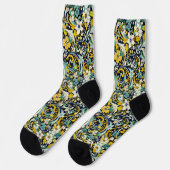 Helle Socken Ausgefeilte nahtlose Muster 0039357 (Linkes Detail)