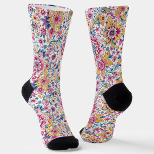 Helle Socken Ausgefeilte nahtlose Muster 0039362