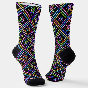 Helle Socken Ausgefeilte nahtlose Muster 0047411