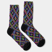 Helle Socken Ausgefeilte nahtlose Muster 0047411 (Rechts)