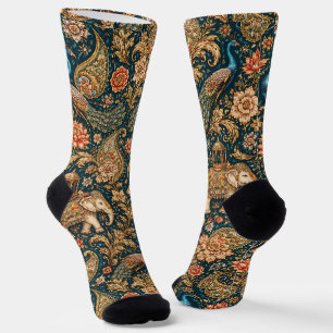 Helle Socken Ausgefeilte nahtlose Muster 0047414