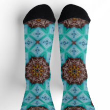 Helle Socken Fraktal Nahtlose Muster 0041976