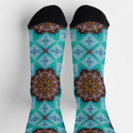 Helle Socken Fraktal Nahtlose Muster 0041976