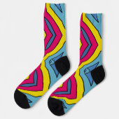 Helle Socken Fraktal Nahtlose Muster 0042001 (Linkes Detail)