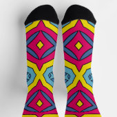 Helle Socken Fraktal Nahtlose Muster 0042001 (Oben)