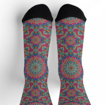 Helle Socken Fraktal Nahtlose Muster 0042003