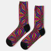 Helle Socken Fraktal Nahtlose Muster 0042006 (Linkes Detail)