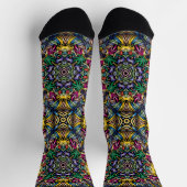 Helle Socken Fraktal Nahtlose Muster 0042016 (Oben)