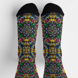 Helle Socken Fraktal Nahtlose Muster 0042016
