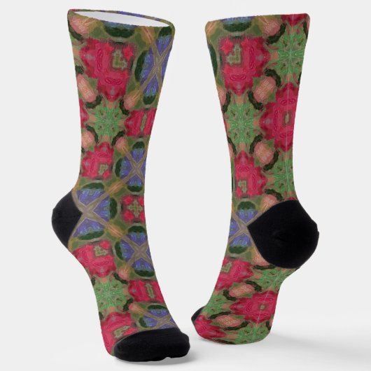 Helle Socken Fraktal Nahtlose Muster 0042024 (Gewinkelt)