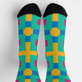 Helle Socken Fraktal Nahtlose Muster 0042025