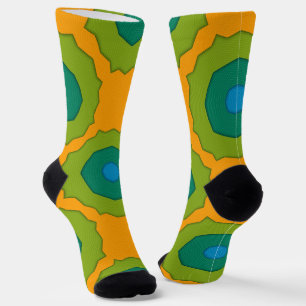 Helle Socken Fraktal Nahtlose Muster 0042067