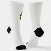 Helle Socken Helle Weiße Mit Logo (Gewinkelt)