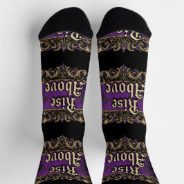 Helle Socken Motivationskunst Erhebe dich über 004