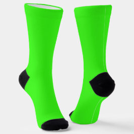 Helle Socken RANDOPIX Einfarbig Neon Grün