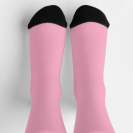 Helle Socken RANDOPIX Einfarbig Rose