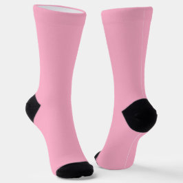 Helle Socken RANDOPIX Einfarbig Rose
