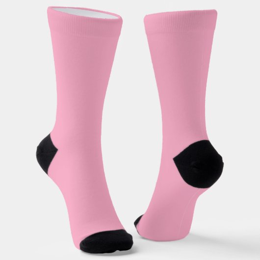 Helle Socken RANDOPIX Einfarbig Rose (Gewinkelt)
